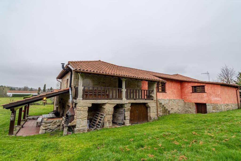 Casa De Campo Con Piscina, Entera O Por Habitaciones Amoeiro Luaran gambar