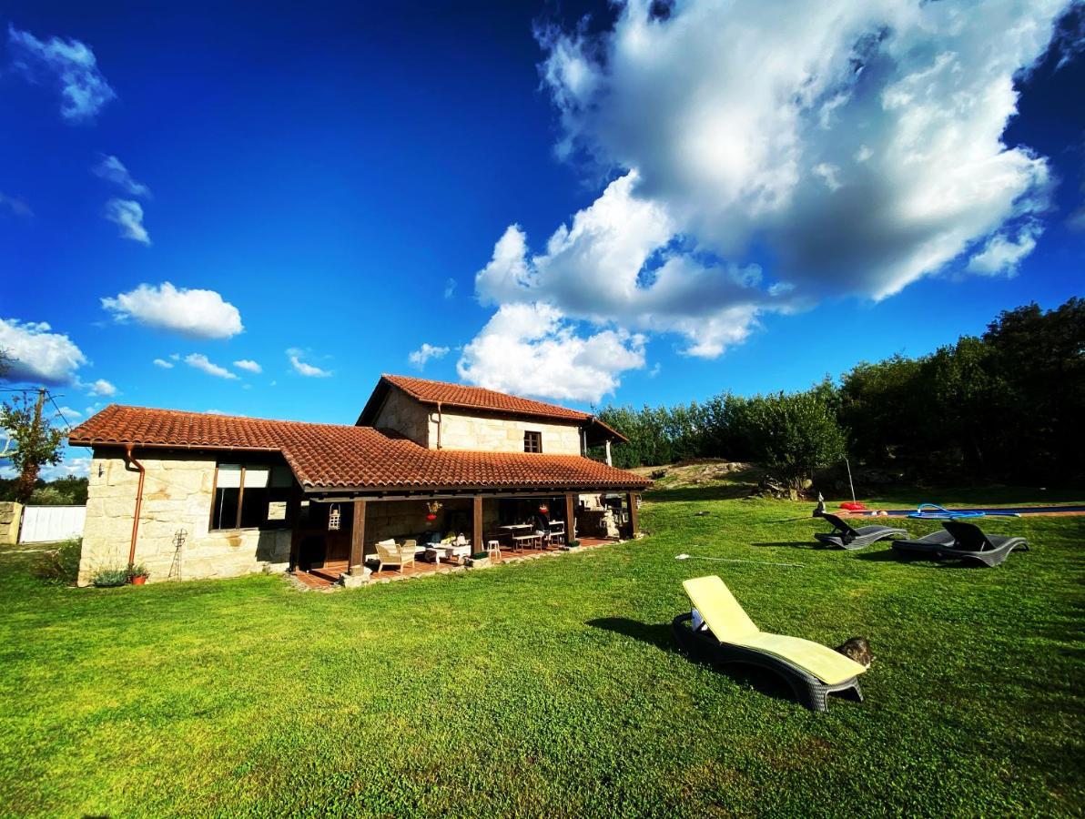 Casa De Campo Con Piscina, Entera O Por Habitaciones Amoeiro Luaran gambar