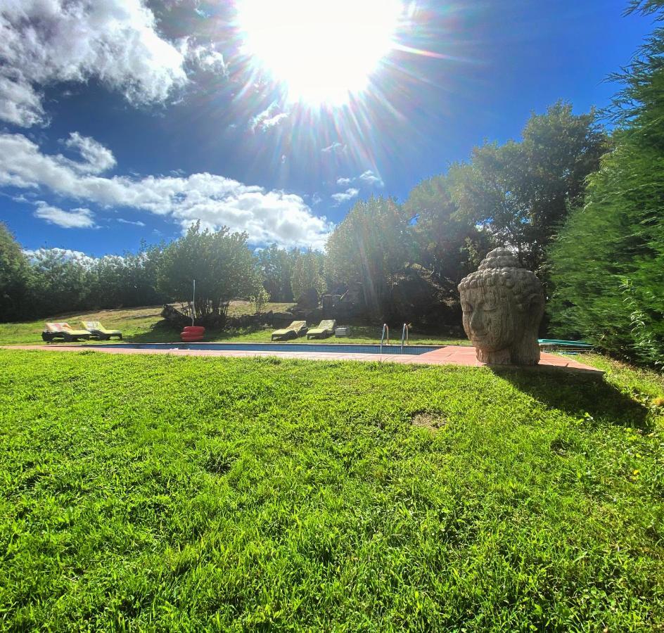 Casa De Campo Con Piscina, Entera O Por Habitaciones Amoeiro Luaran gambar